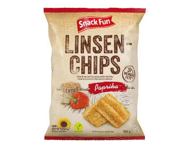 SNACK FUN 
 Chips di lenticchie