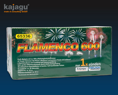 KAJAGU Batteriefeuerwerk „Flamenco"
