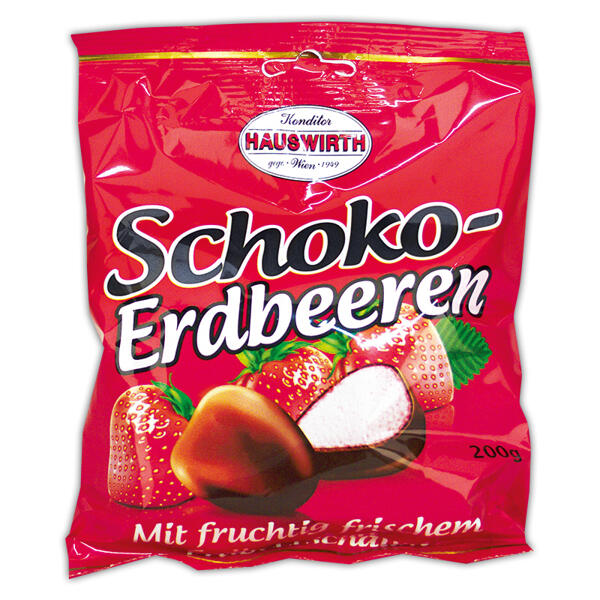 Schoko-Erdbeeren / Apfel-Spalten