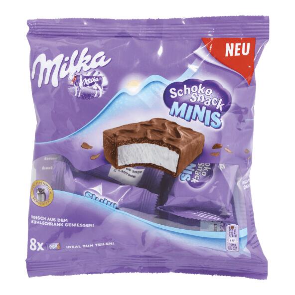 Milka chocoladesnack, 8 st.