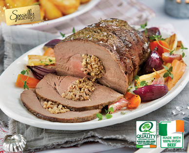 Specially Selected Irish Beef Sirloin Joint Roulade