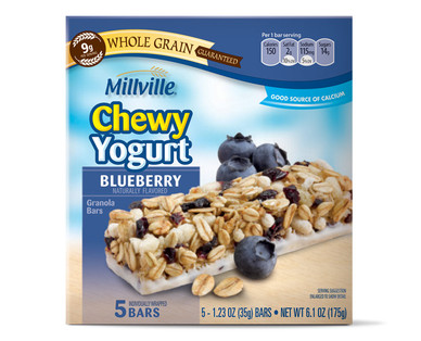 Millville Chewy Yogurt Granola Bars