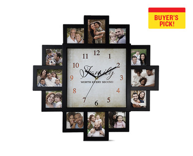 Huntington Home Photo Collage Clock