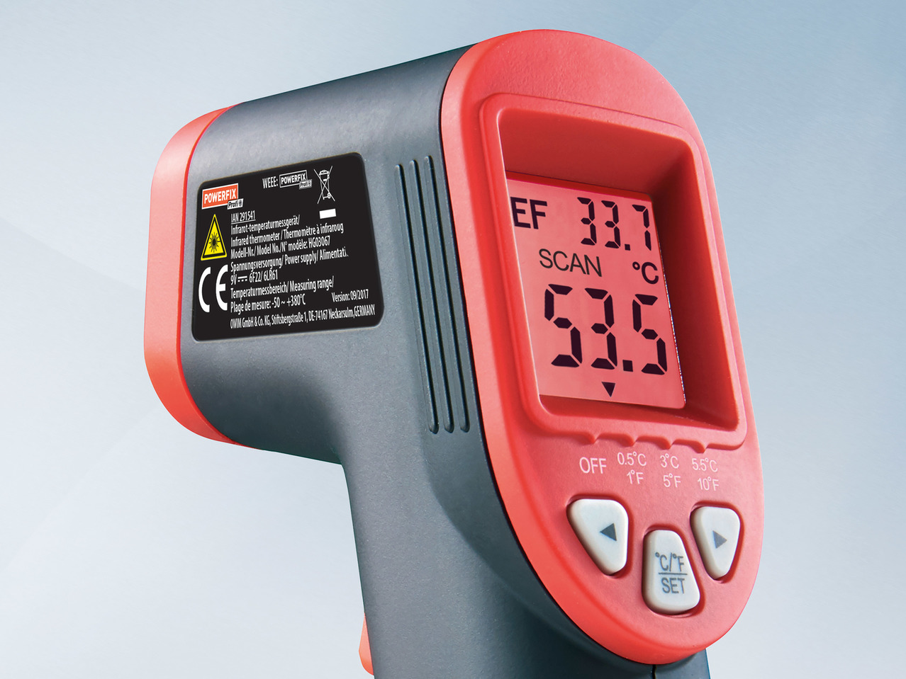 Powerfix Profi Infrared Thermometer1