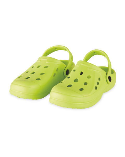Children's Green Clogs