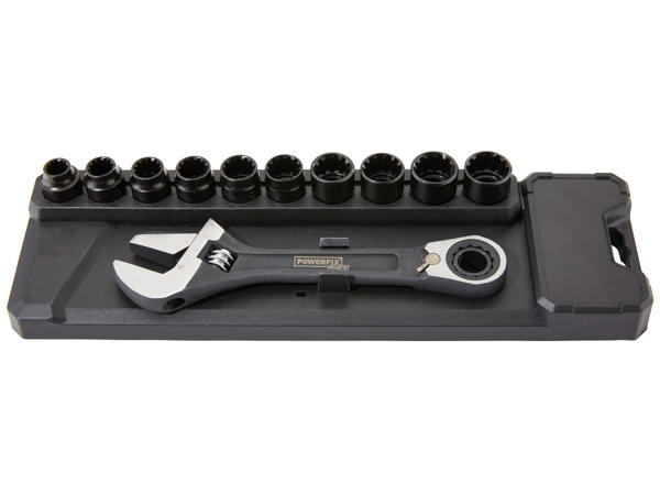 3-in-1 Spanner with Socket Set
