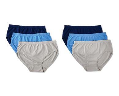 Serra Ladies' 6-Pack Seamless Underwear - Aldi — USA - Specials archive