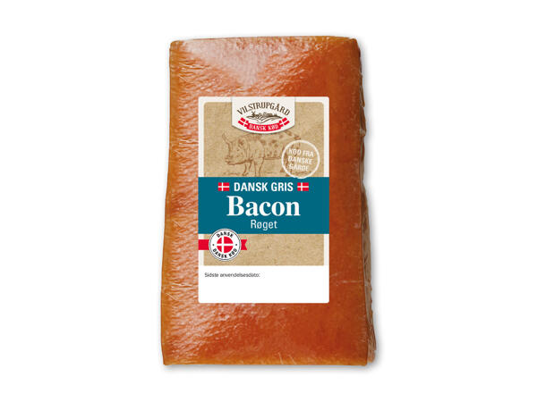 Dansk røget bacon eller hamburgerryg