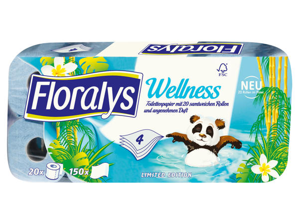 FLORALYS Toilettenpapier 4-lagig mit Duft