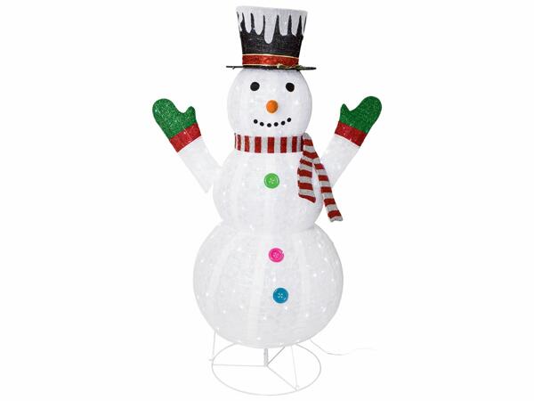 Figura muñeco de nieve con LED 180 cm