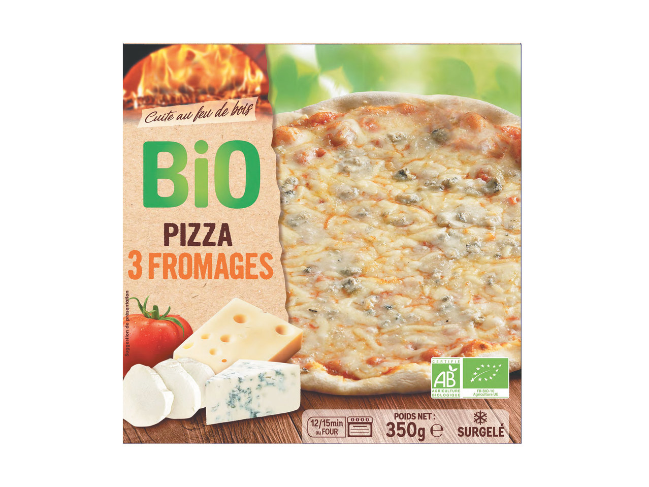 Pizza Bio 3 fromages1