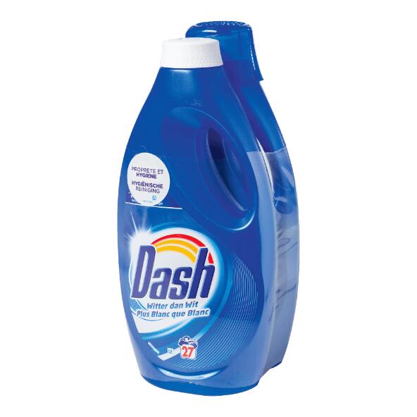 DASH(R) 				Vloeibaar wasmiddel, 2 st.