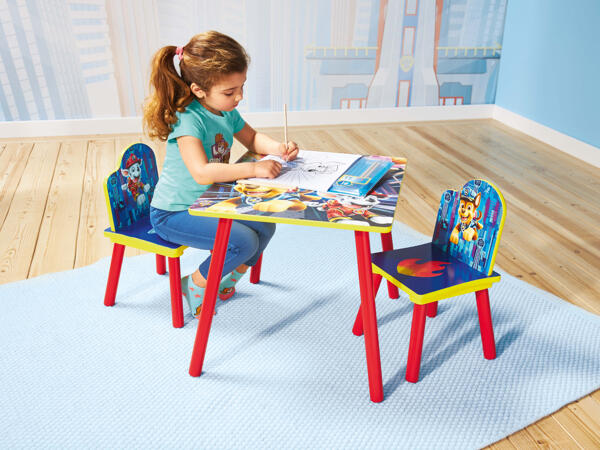 Ensemble table et chaises pour enfants, 3 pièces