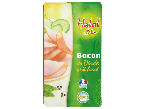 Bacon de dinde halal