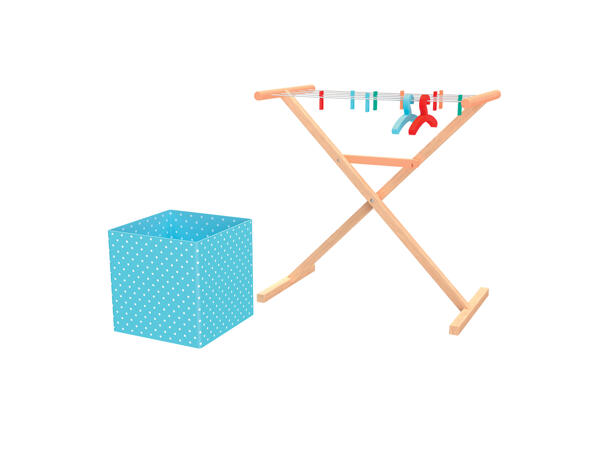 Kid's Cleaning Station, Ironing Board, Clothes Airer