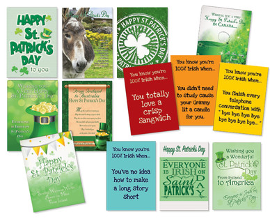 St. Patrick's/100% Irish Cards
