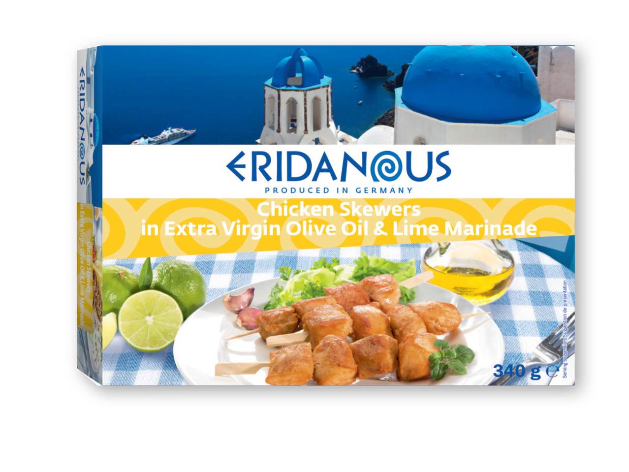 ERIDANOUS Marinated Chicken Skewers/Gyros