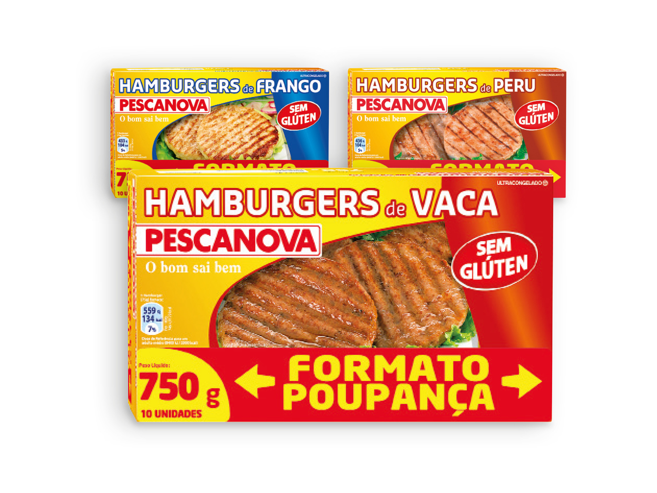 PESCANOVA(R) Hambúrguer sem Glúten