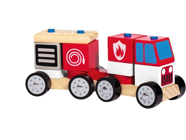 Trenuleț/ Vehicule din lemn, 3 modele