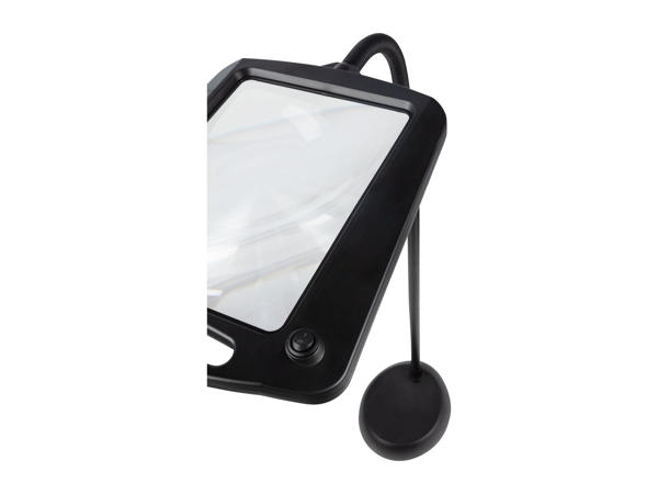 Livarno Lux LED Floor Lamp with Magnifying Glass