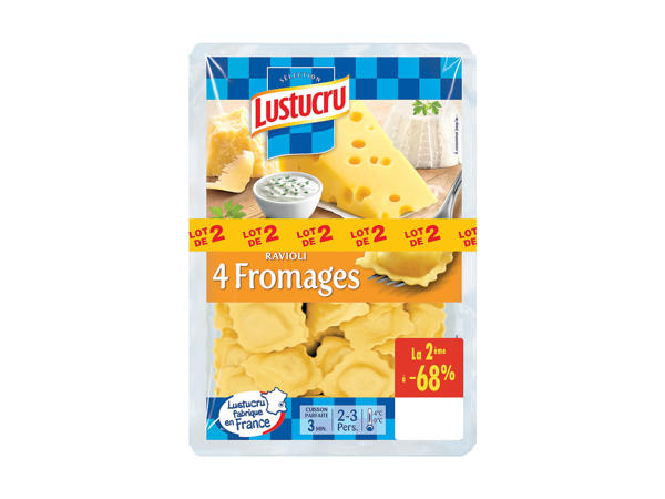 Lustucru ravioli 4 fromages