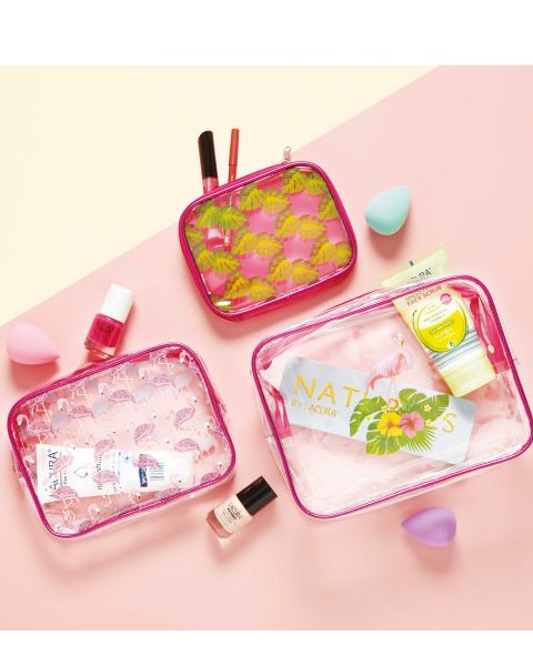 Avenue Flamingo Cosmetic Bag Set