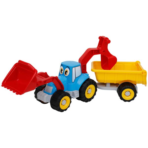 Androni Traktor mit Kippanhänger