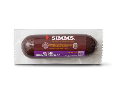 Simms Garlic Summer Sausage