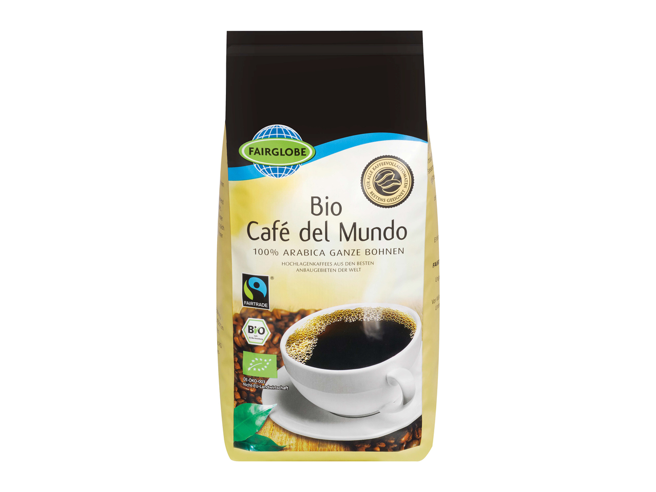 Bio Fairtrade Kaffeebohnen