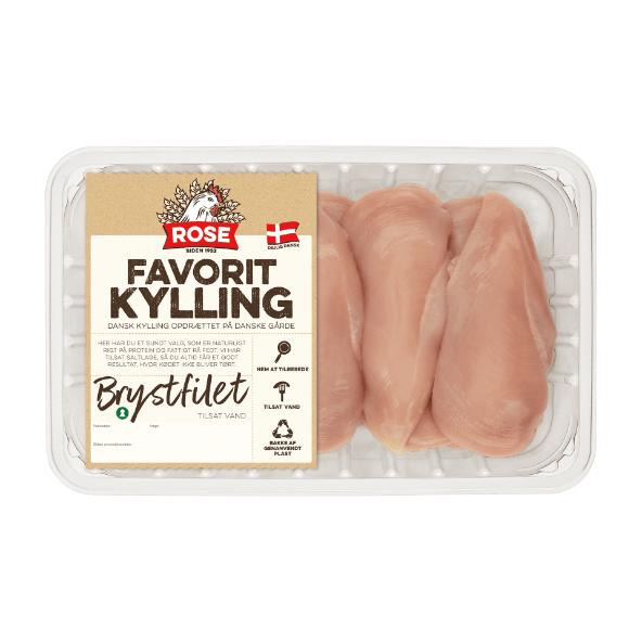 Kyllingebrystfilet af dansk kylling