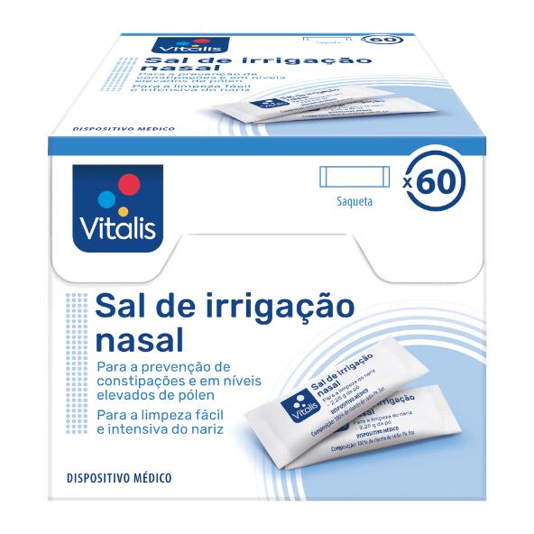 Vitalis(R) 				Kit/ Sal de Irrigação Nasal