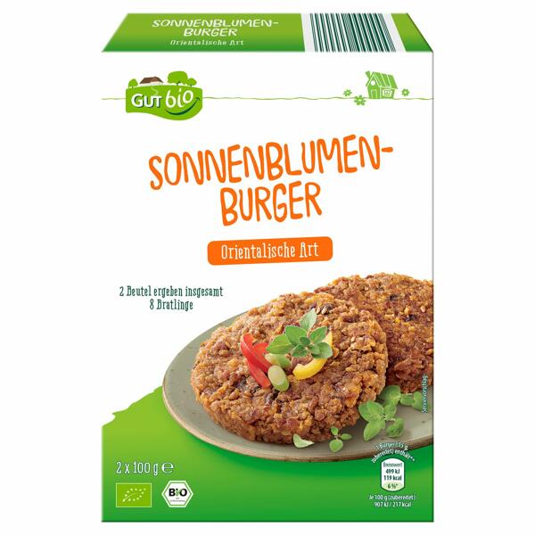 GUT bio Bio-Sonnenblumenburger 200 g*