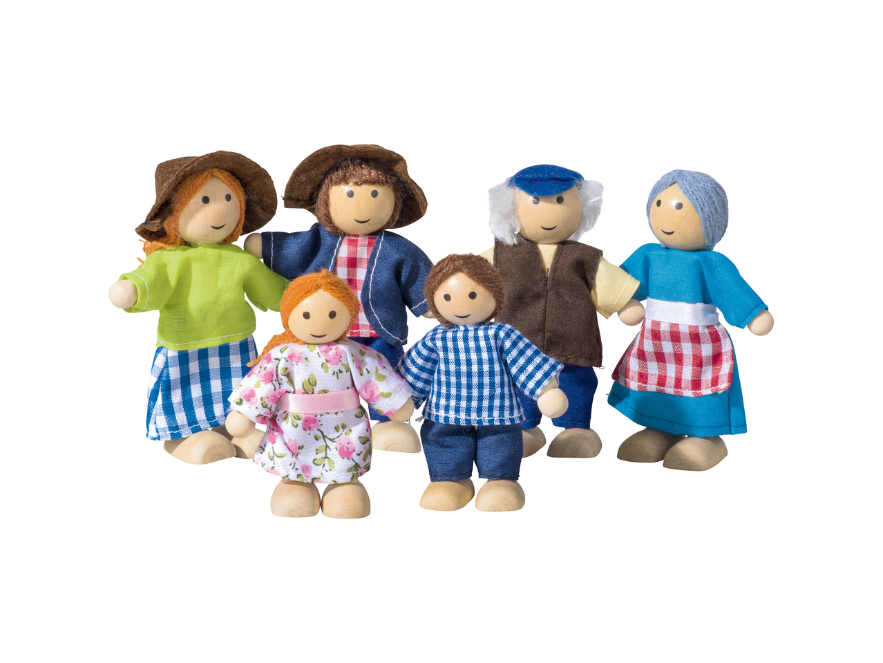 Meubles miniatures ou poupées en bois