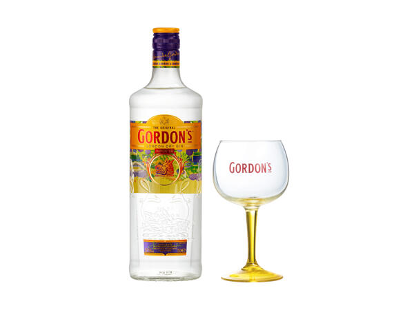 Set Gordon's Gin con bicchiere