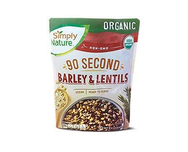 Simply Nature 
 ORGANIC Farro or Barley and Lentils