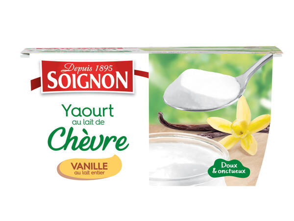 Soignon yaourt au lait de chèvre