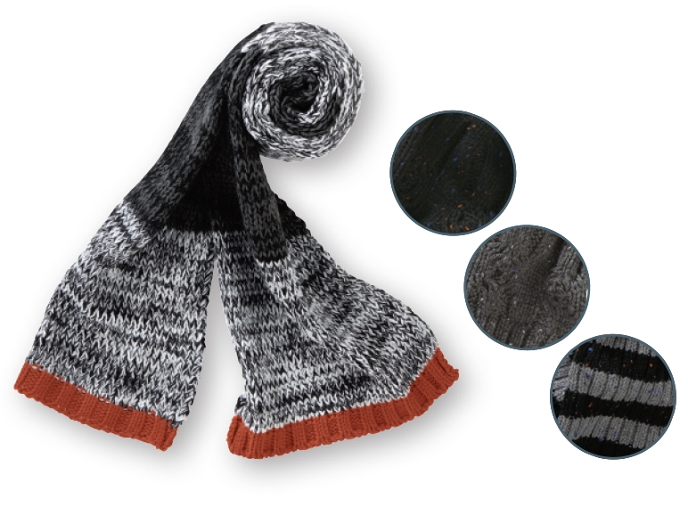 Livergy Casual(R) Men's Knitted Scarf