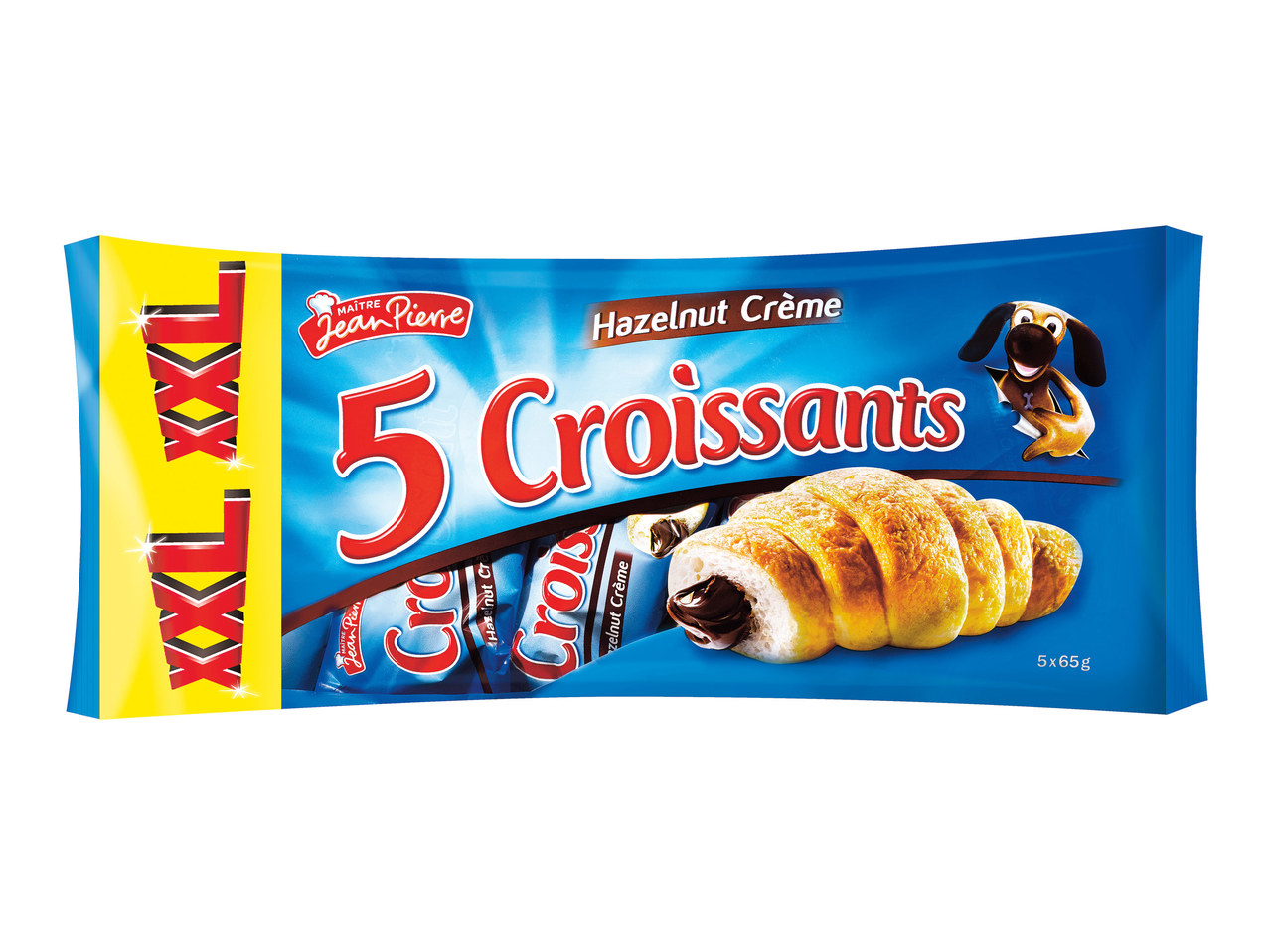 Croissants cu cremă de alune și cacao