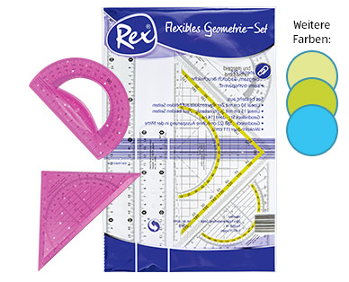 Rex(R) Flexibles Geometrie-Set, 5-tlg.