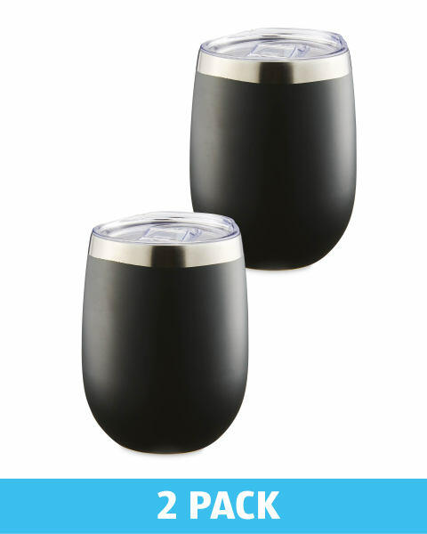 Black Insulated Tumbler 2 Pack