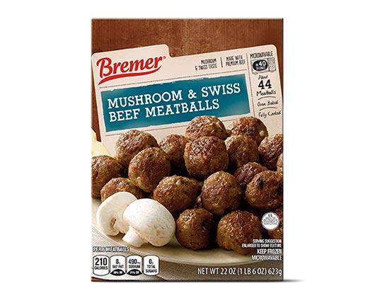 Bremer 
 Meatballs - Buffalo Chicken or Beef Mushroom & Swiss