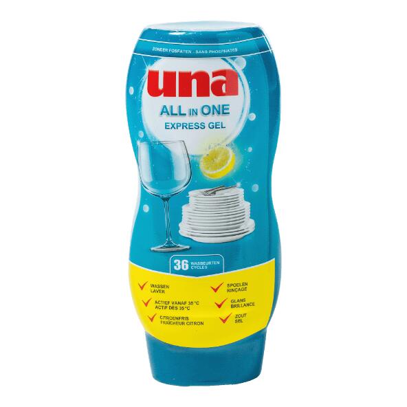 UNA(R) 				Gel pour lave-vaisselle all-in-one
