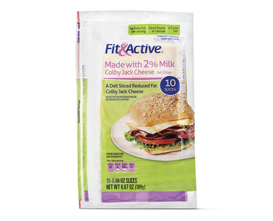 Fit & Active Deli Slices Reduced Fat Cheese