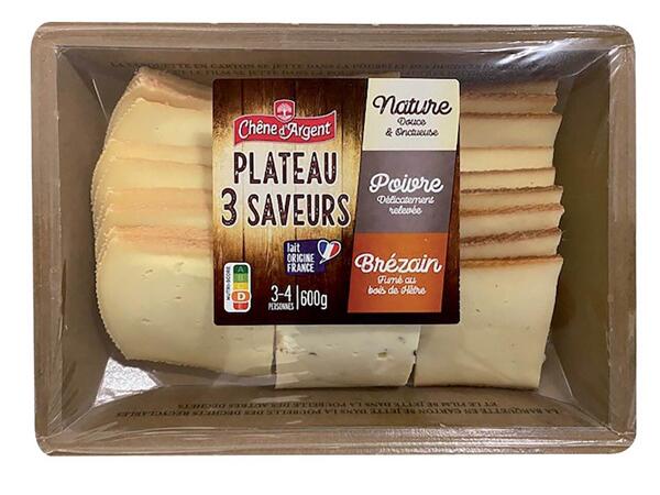 Plateau pour raclette 3 fromages