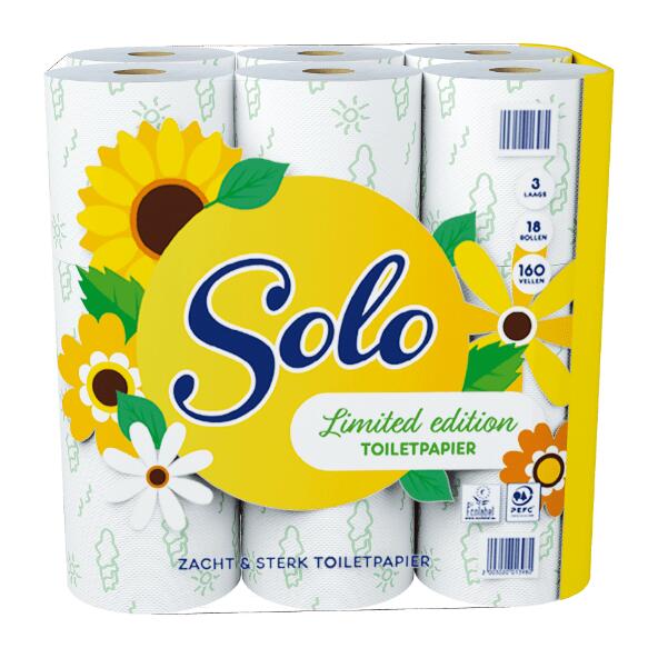 Solo 3-laags toiletpapier Limited Edition