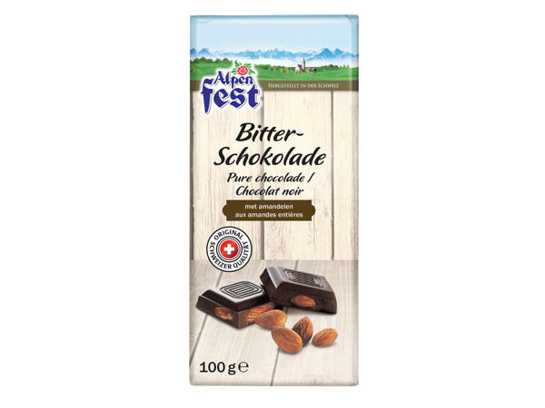 Tablette de chocolat suisse