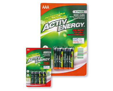ACTIV ENERGY(R) Ready to use Akkus
