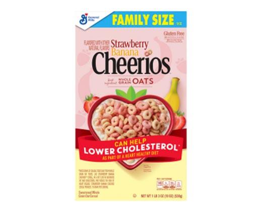 General Mills 
 Strawberry Banana or Blueberry Cheerios