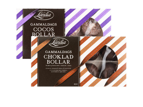 Ländia Gammeldags Choklad- och Cocosbollar