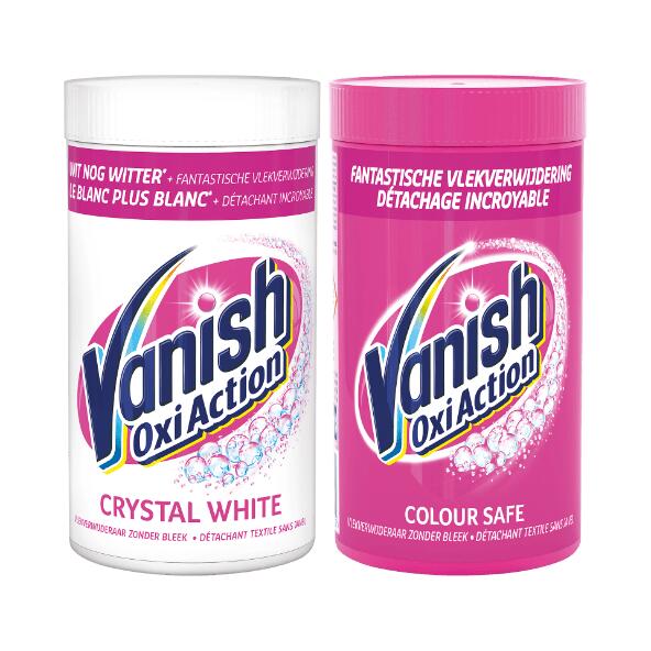 Vanish Oxi Action kleur en wit 2-pack